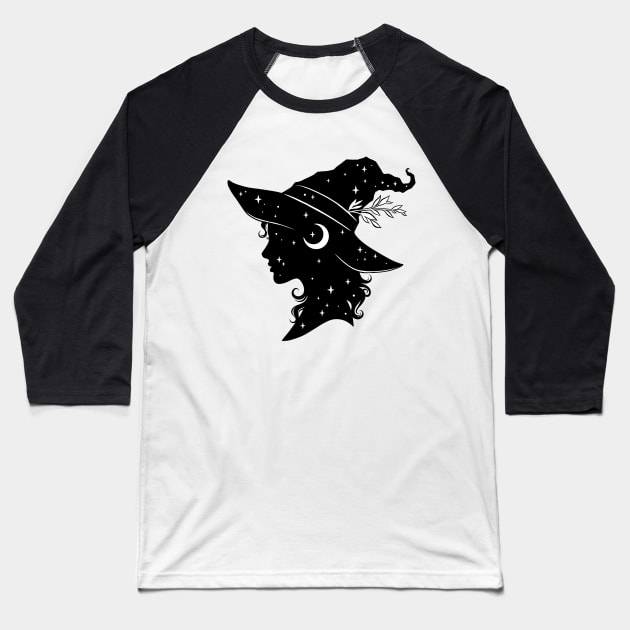 Halloween witch Baseball T-Shirt by OccultOmaStore